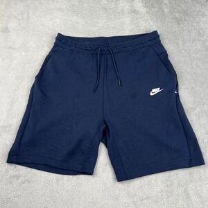 Nike‎ Tall Lounge Shorts Drawstring Activewear Casual Comfy Navy L